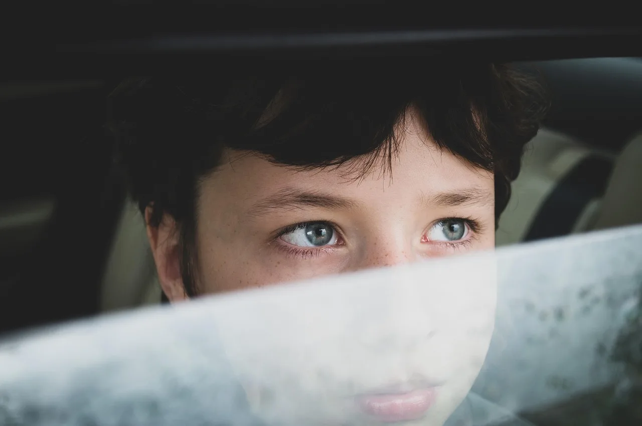 boy, face, car window, portrait, teen, teenager, young, eyes, window, glass, car wallpapers, car, closeup, photoshoot. Texas tint law, Houston humidity, and Dallas Fort Worth fleet and dealership wrap work